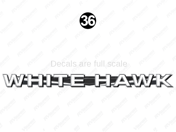 Side White Hawk Logo