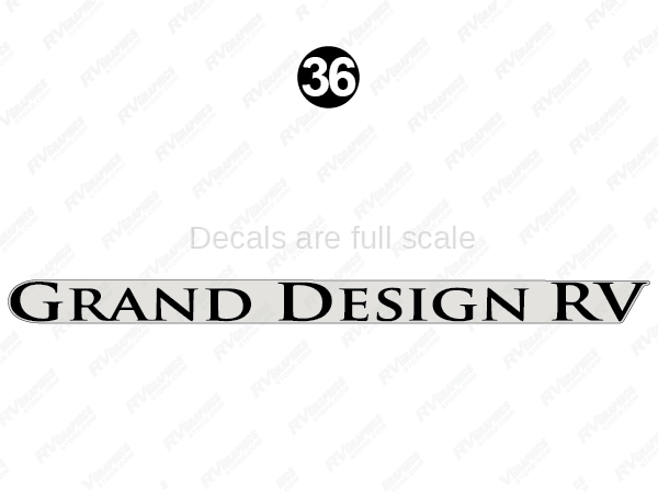 Rear Grand Design RV Logo