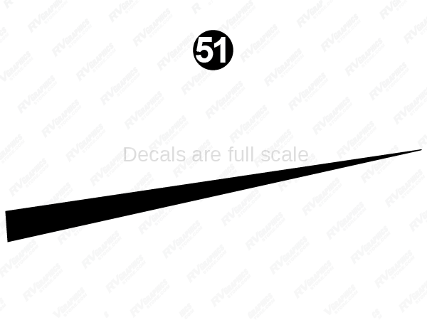 Fwd-Rear Lg Black Spike