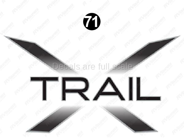 Front-Rear X-Trail Logo