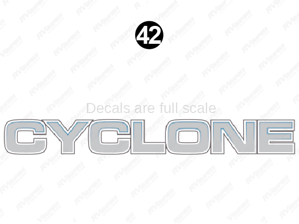 Front Gray Cyclone Logo