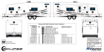 Eclipse - Attitude - 2003 Attitude Toyhauler Trailer