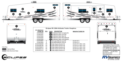 Eclipse - Attitude - 2004 Attitude Toyhauler Trailer