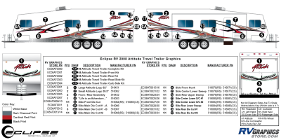 Eclipse - Attitude - 2008 Attitude Toyhauler Trailer