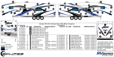 Eclipse - Attitude - 2014 FW-Fifth Wheel Blue