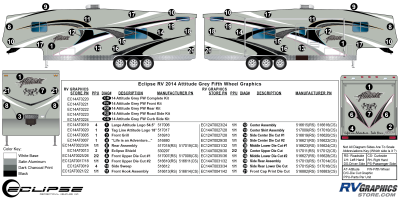 Eclipse - Attitude - 2014 FW-Fifth Wheel Gray