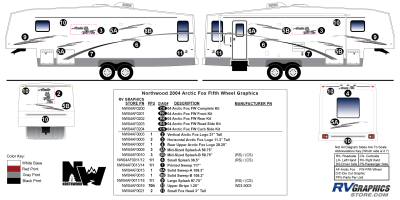 Northwood - Arctic Fox - 2004 Arctic Fox FW-Fifth Wheel