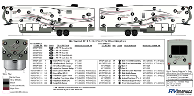 Northwood - Arctic Fox - 2014 Arctic Fox FW-Fifth Wheel