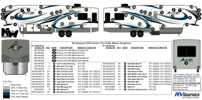 Northwood - Arctic Fox - 2015-2017 Arctic Fox FW-Fifth Wheel