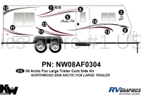 2008 Arctic Fox Large Travel Trailer Right Side Kit