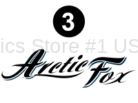 Arctic Fox - 2015 Arctic Fox FW-Fifth Wheel - Rear Arctic Fox Logo