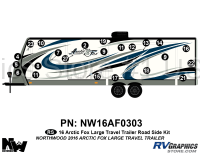 2016 Arctic Fox Large Travel Trailer Left Side Kit