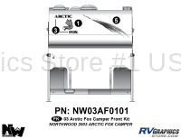 2003 Arctic Fox Camper Front Kit