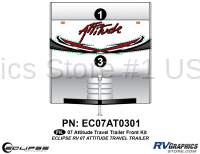 2007 Attitude Travel Trailer Front Graphics Kit