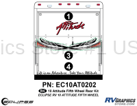 2010 Attitude Fifth Wheel Rear Graphics Kit