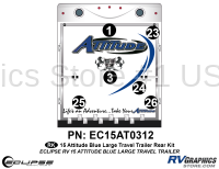 2015 Blue Attitude Lg TT Rear Graphics Kit