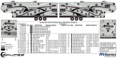 Eclipse - Attitude - 2014.5 Attitude Fifth Wheel Gray