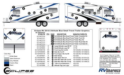 Eclipse - Attitude - 2014.5 Sm TT Blue