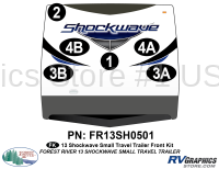 Shockwave - 2013 Shockwave Small TT - 2013 Shockwave Sm Travel Trailer Front Graphics Kit
