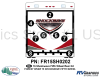 Shockwave - 2015-2016 Shockwave FW-Fifth Wheel - 2015 Shockwave Fifth Wheel Rear Graphics Kit