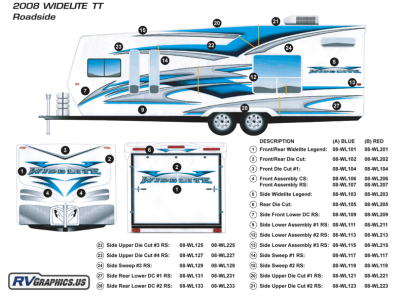 Weekend Warrior - WideLite - 2008 WideLite TT-Travel Trailer-Blue