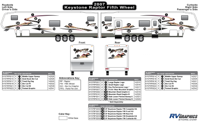 Keystone RV - Raptor - 2007 Raptor FW-Fifth Wheel