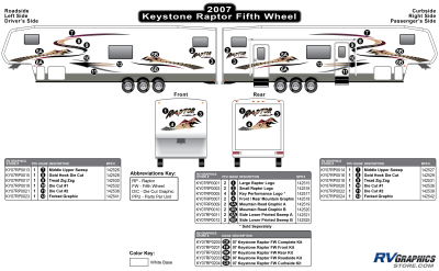 Keystone Rv Raptor Decals And