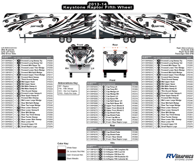 Keystone RV - Raptor - 2013 Raptor FW-Fifth Wheel