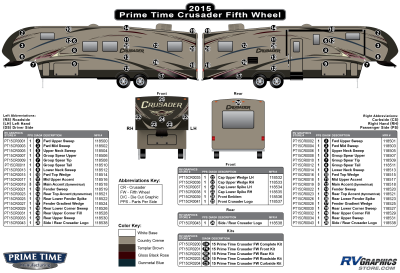 Prime Time - Crusader - 2015 Crusader FW-Fifth Wheel