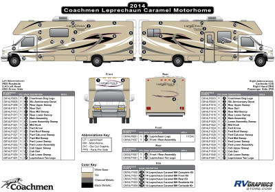 Coachmen - Leprechaun - 2014 Leprechaun MH-Motor Home Caramel