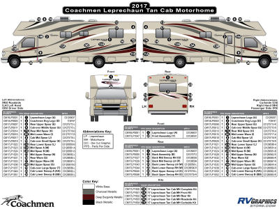 Coachmen - Leprechaun - 2017 Leprechaun MH-Motorhome Tan Cab