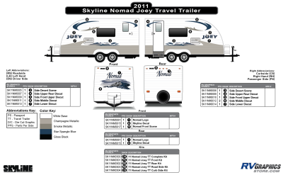 Skyline RV - Nomad - 2011 Nomad Joey TT-Travel Trailer