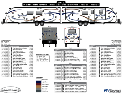 Heartland - North Trail - 2013 North Trail Caliber Edition TT-Travel Trailer