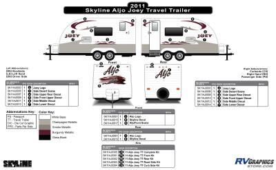Skyline RV - Aljo - 2011 Aljo Joey TT-Travel Trailer