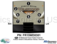 7 Piece 2015 Wildwood TT Flat Cap Front Graphics Kit