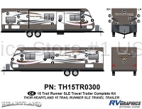 41 Piece 2015 Trail Runner TT Complete Graphics Kit - Image 2