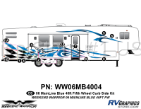 12 piece 2006 Warrior Mainline 40' FW Curbside Graphics Kit - Image 2
