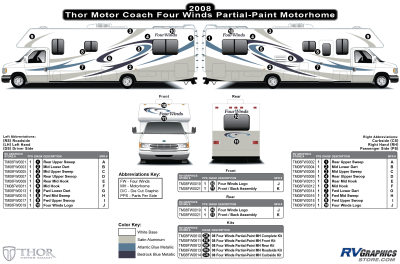 Thor Motorcoach - Four Winds - 2007-2008 Four Winds Class C MH Partial Paint