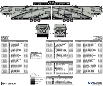 Eclipse - Attitude - 2018 Attitude Fifth Wheel Gray Version