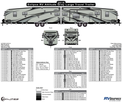 Eclipse - Attitude - 2018 Attitude Lg TT-Travel Trailer Gray Version