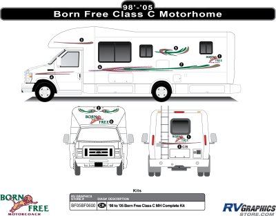 Shop By Manufacturer - Born Free - 1998 to 2005 Born Free Class C