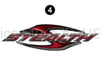 Stealth - 2014-2016 Stealth 18' TT-Travel Trailer - Side Stealth Logo