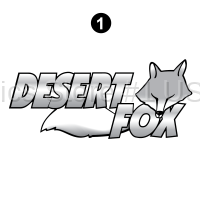 Desert Fox - 2005 Desert Fox TT-Travel Trailer Toyhauler - Lg Desert Fox Logo