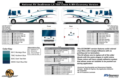 National RV - SeaBreeze - 2003 SeaBreeze LX Economy Version