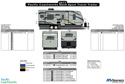 Pacific Coachworks - Sand Sport - 2013 Sand Sport TT-Travel Trailer