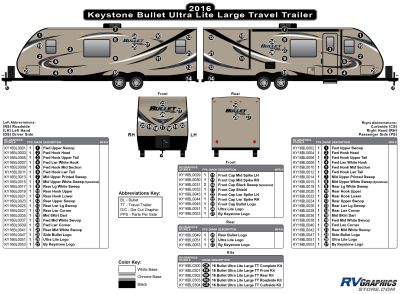 Keystone RV - Bullet - 2016-2017 Bullet UltraLite Lg TT-Travel Trailer