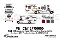 Freelander - 2012 Freelander Class C Motorhome - 27 Piece 2012 Freelander Class C MH Complete Graphics Kit