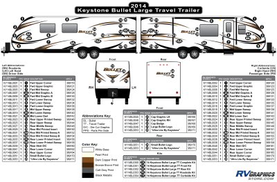 Keystone RV - Bullet - 2014-2015 Bullet Lg TT-Large Travel Trailer