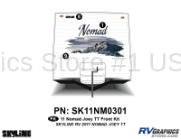 2011 Skyline Nomad Joey TT Front Graphics Kit