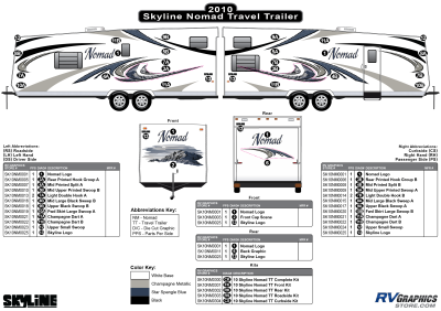 Skyline RV - Nomad - 2010 Nomad Lg TT-Large Travel Trailer